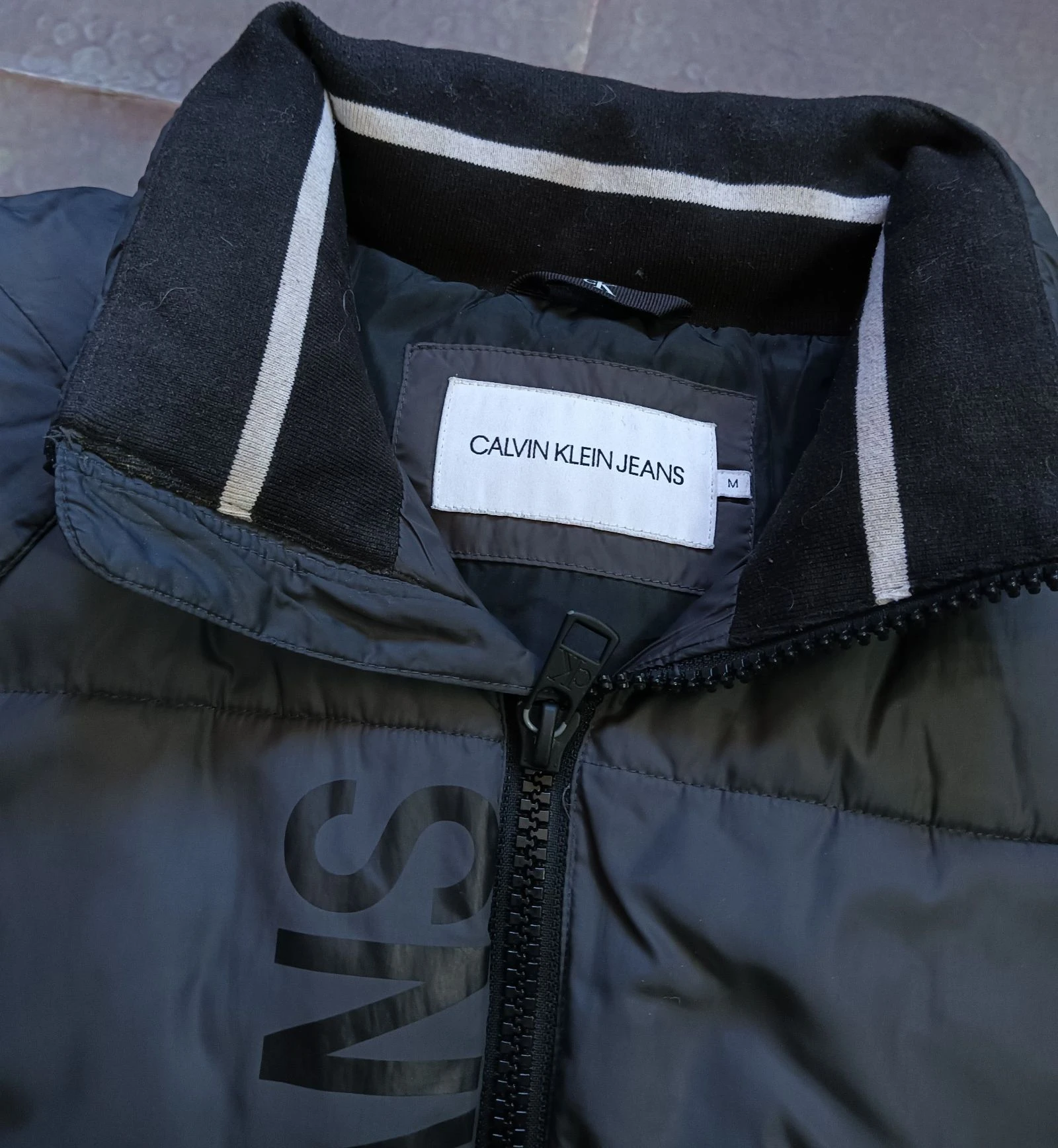 Puffer Calvin Klein Antracita Size M Premium  – photo 8